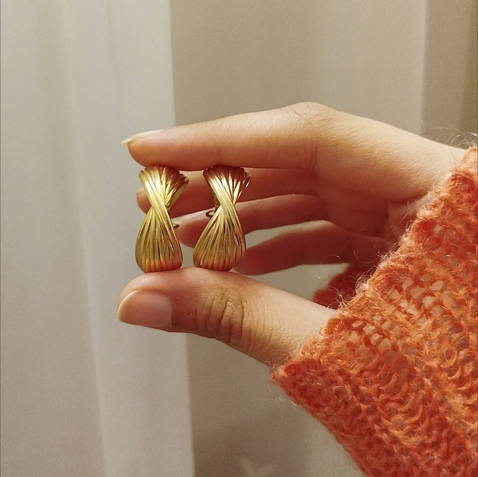 گوشواره حلقه ای مجلسی